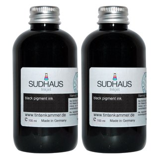 Sudhaus Tinte pigment schwarz Canon PGI-1500 PGI-2500 - 200ml