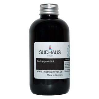 Sudhaus Tinte pigment schwarz kompatibel mit Brother LC-123, LC-129XL- 500ml